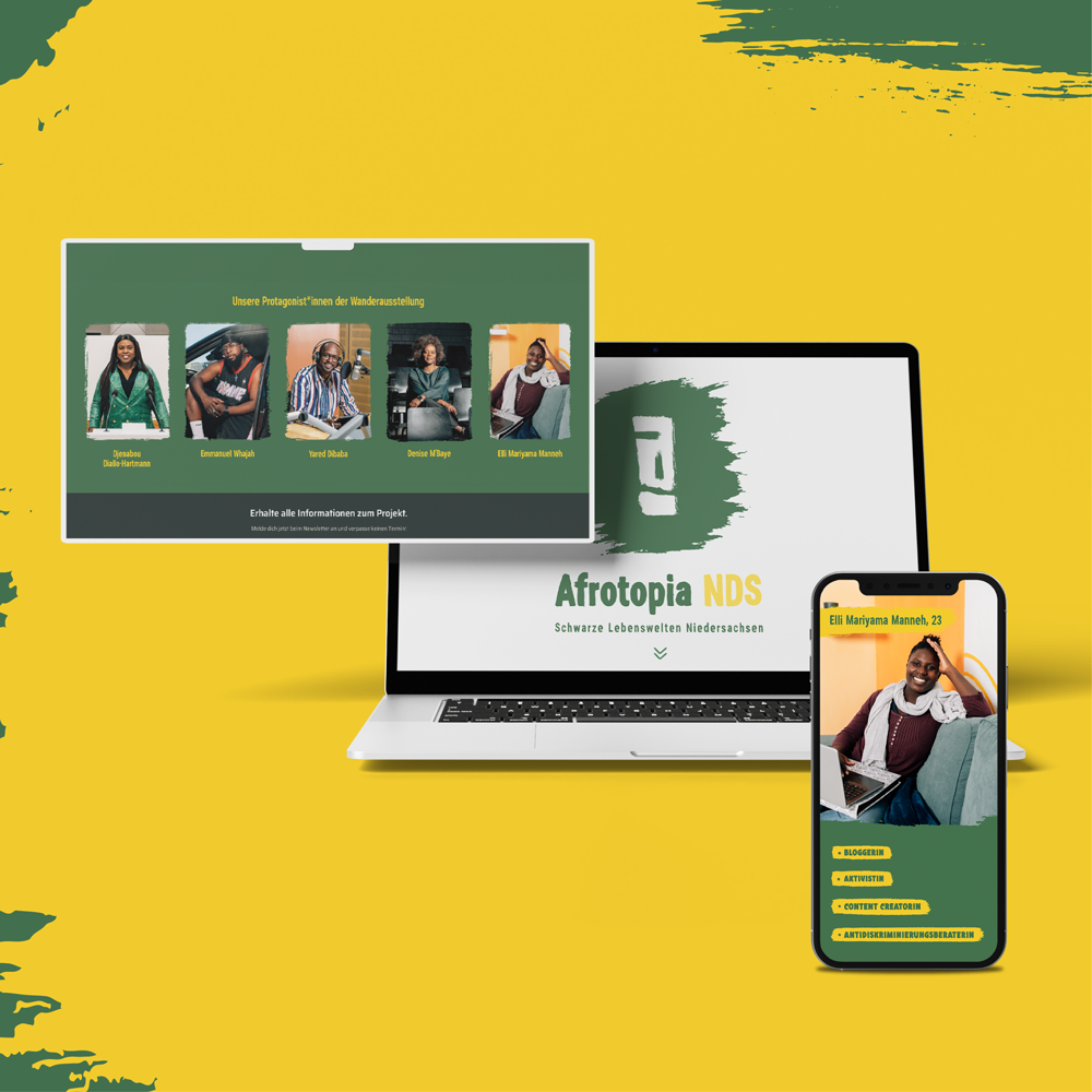 Afrotopia NDS Website Mockup